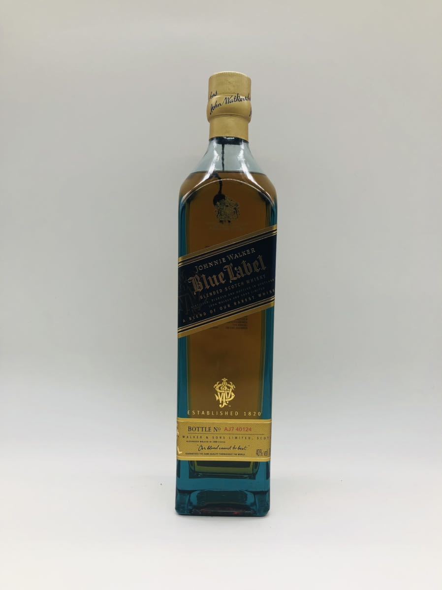 【未開栓】Johnnie Walker BLUE LABEL ジョニーウォーカー ブルーラベル スコッチ ウイスキー 750ml 40%