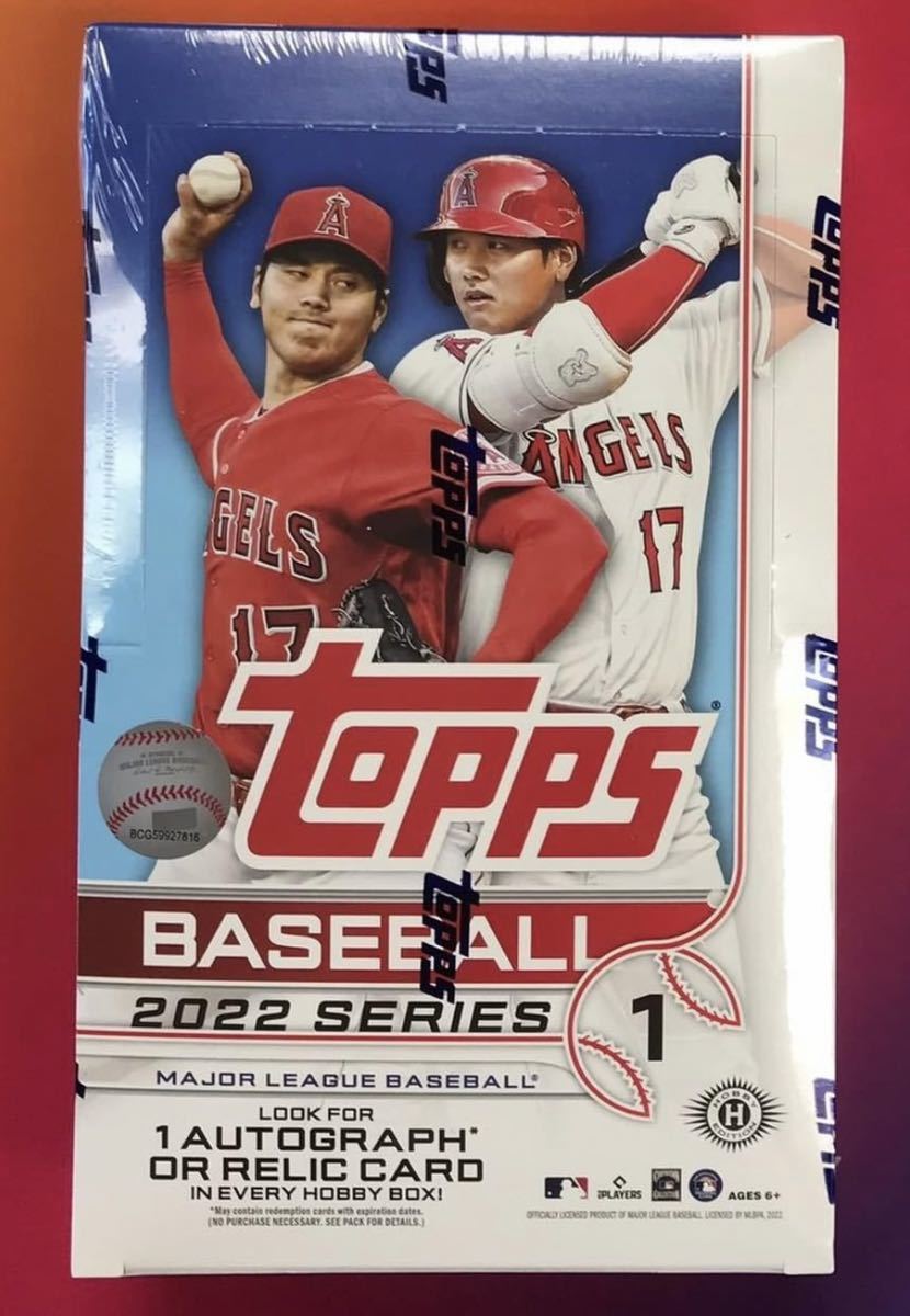 即完売!! MLB 2022 TOPPS SERIES 1 hobby 新品 未開封 BOX シュリンク