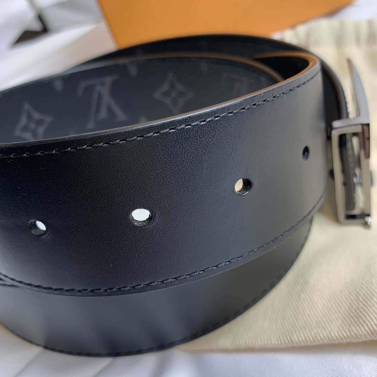 LOUIS VUITTON M9608V LV INITIALES 40MM X 85CM GOLDEN BUCKLE MONOGRAM BELT