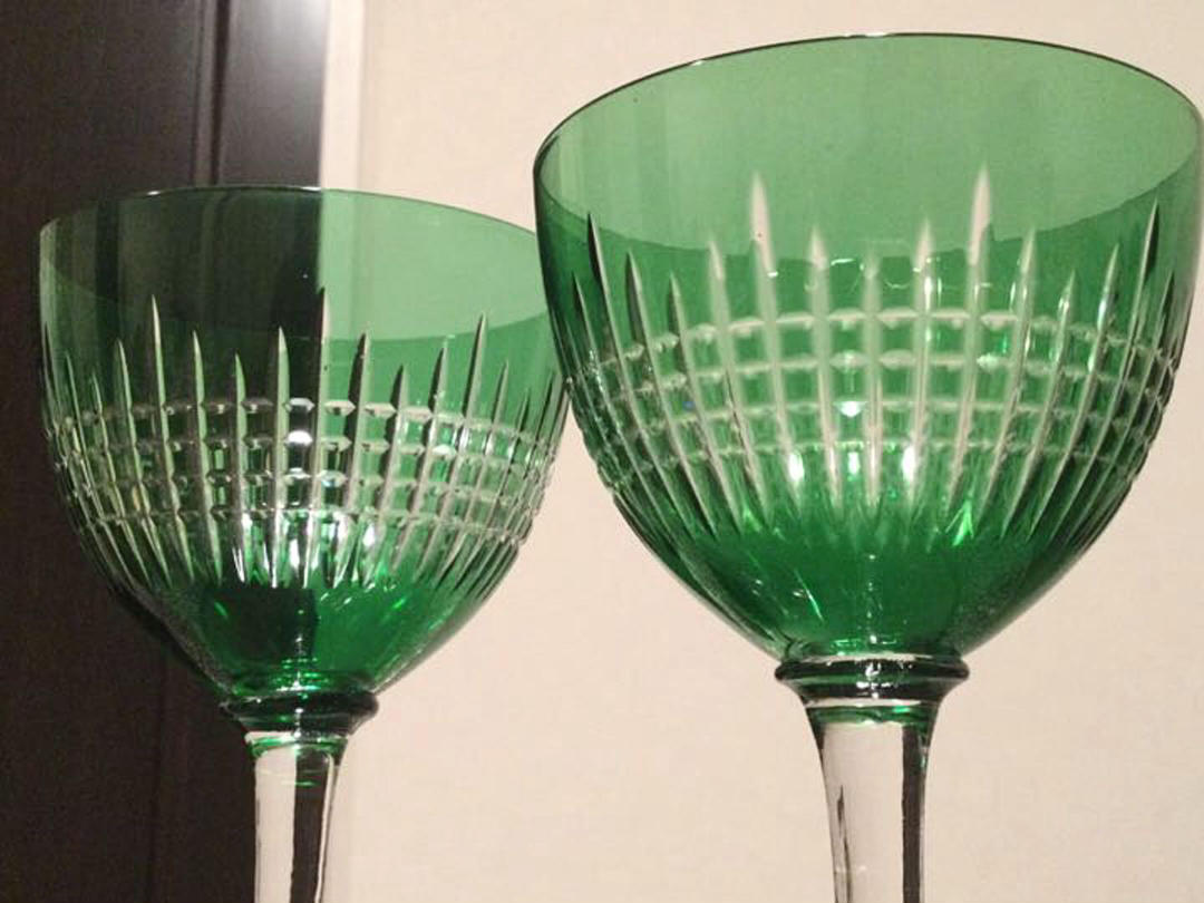極希少☆極美品 オールド バカラ ナンシー グリーン 緑 レーマー