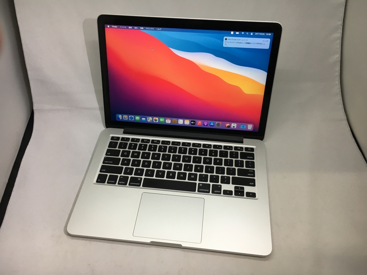 1円スタート!! Apple Macbook Pro MF840J/A (Retina, 13-inch, Early