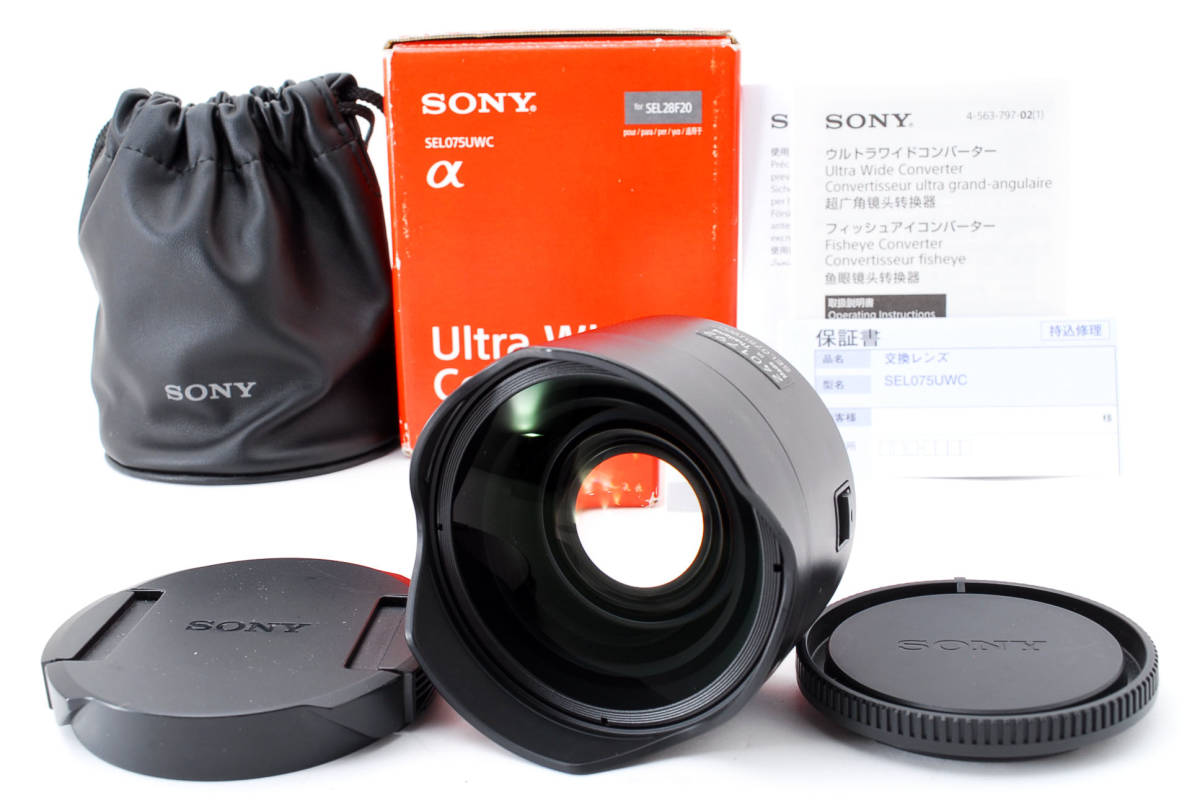 再入荷♪ SONY SEL16F28+フィッシュアイ+ウルトラワイドコンバーター