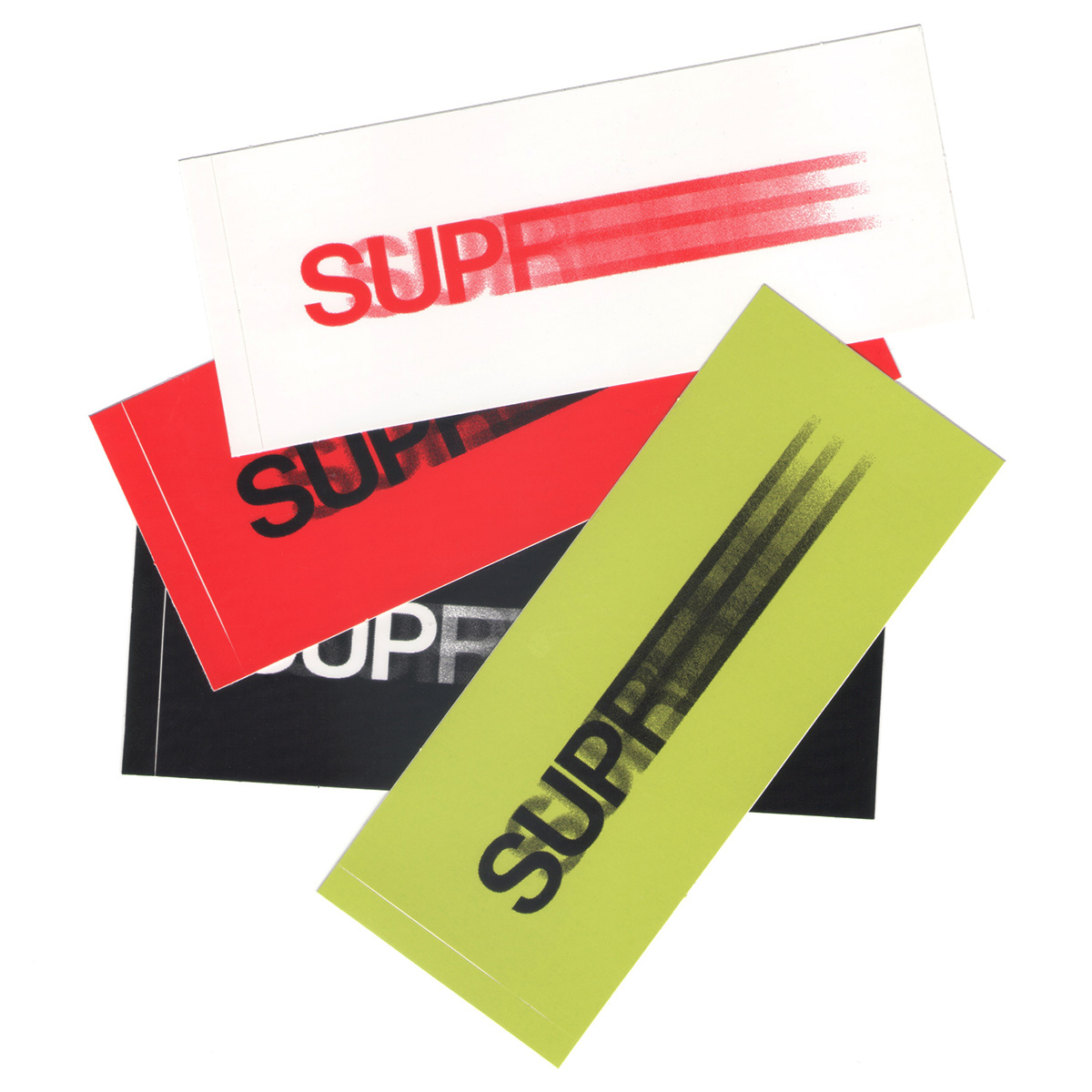 ヤフオク! - Supreme - Motion Logo Sticker Set 4枚セット