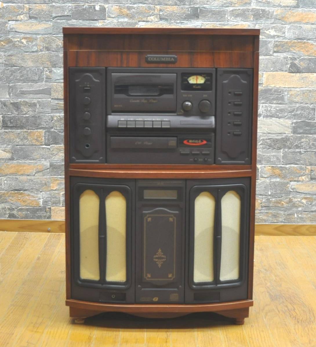 カタログギフトも! カセット FM AM CD 音聴箱 GP-60 家具調マルチ