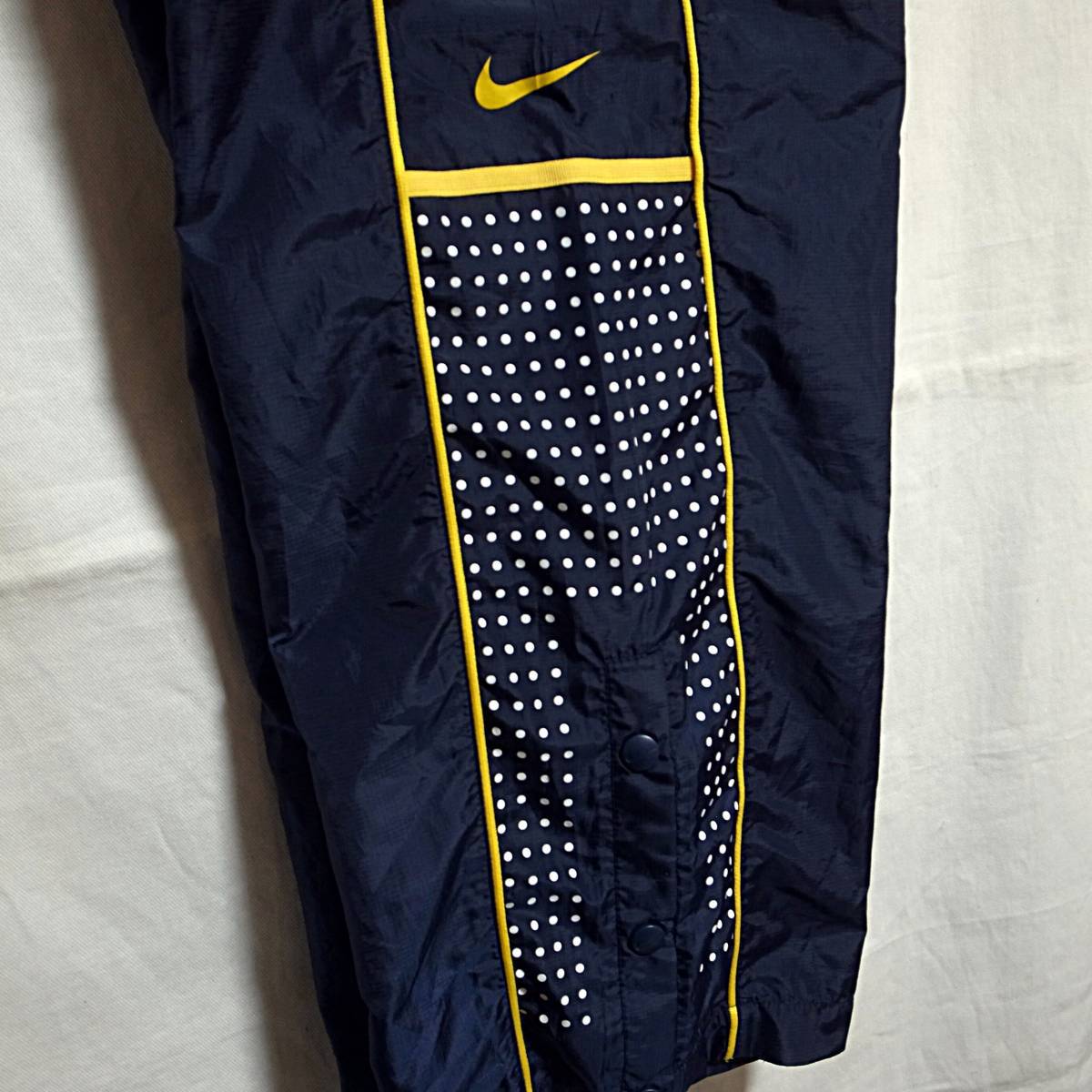 即決 激レア NIKE ポルカドット ナイロンセットアップ ネイビー XXL XL