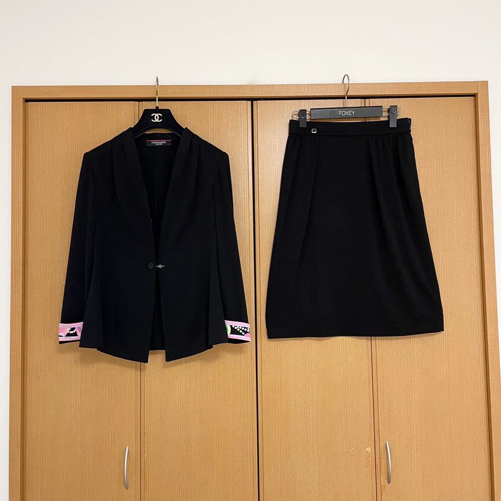 レオナール ☆ジャケットandスカート スーツ卒業式 にも alsabbah.ps