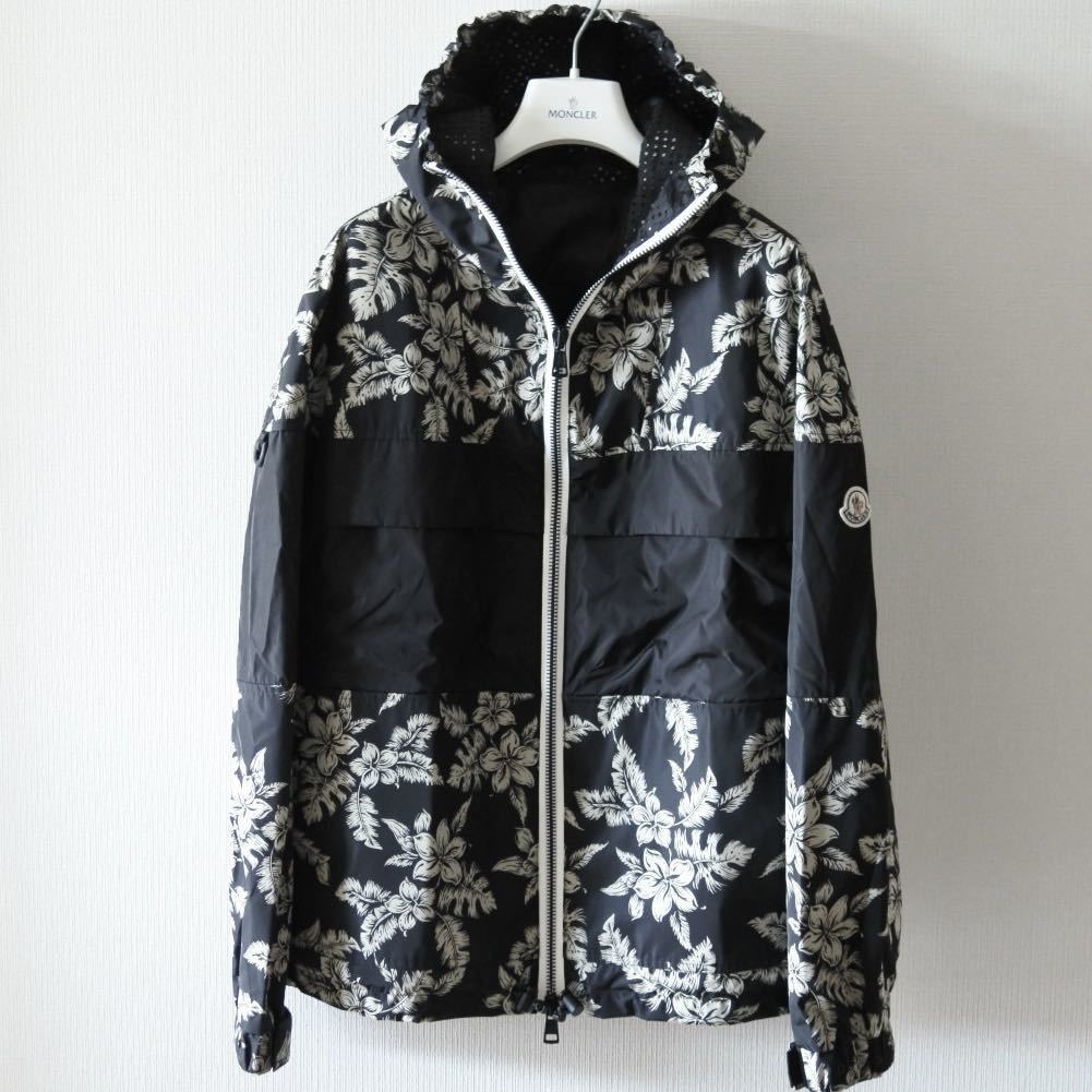 極美品 MONCLER モンクレール MORION ナイロン 柄 ジャケット１-