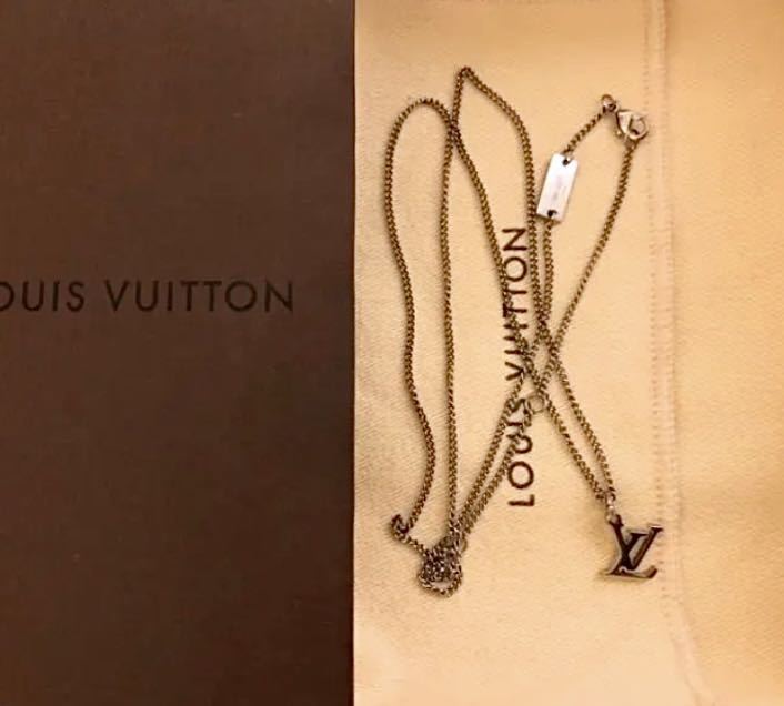 正規極美品　ルイヴィトン　LOUIS VUITTON チャーム　トップ　ペンダント　ネックレス　シルバー　プレゼントにも♪