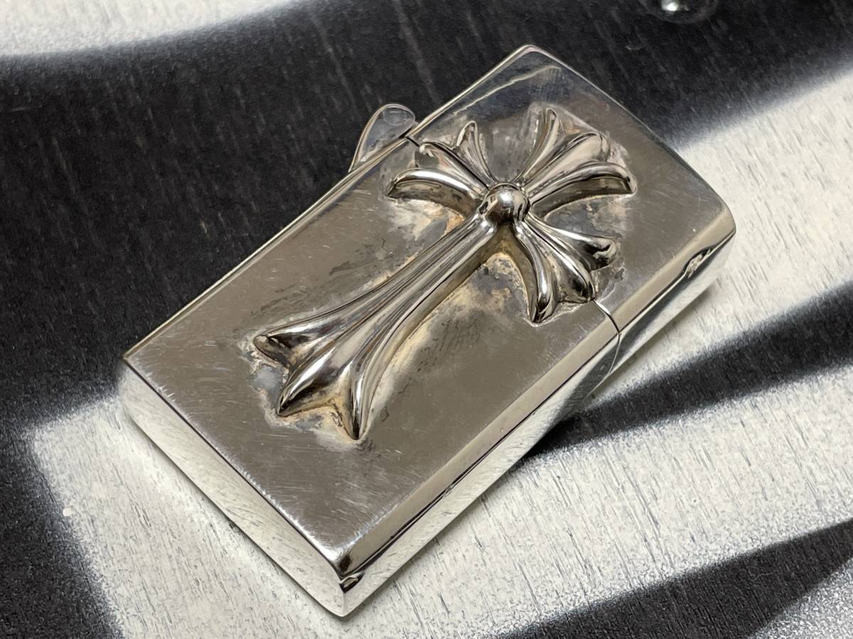 新版 LIGHTER ZIPPO CROSS CH 2TINY クロムハーツ HEARTS CHROME イン