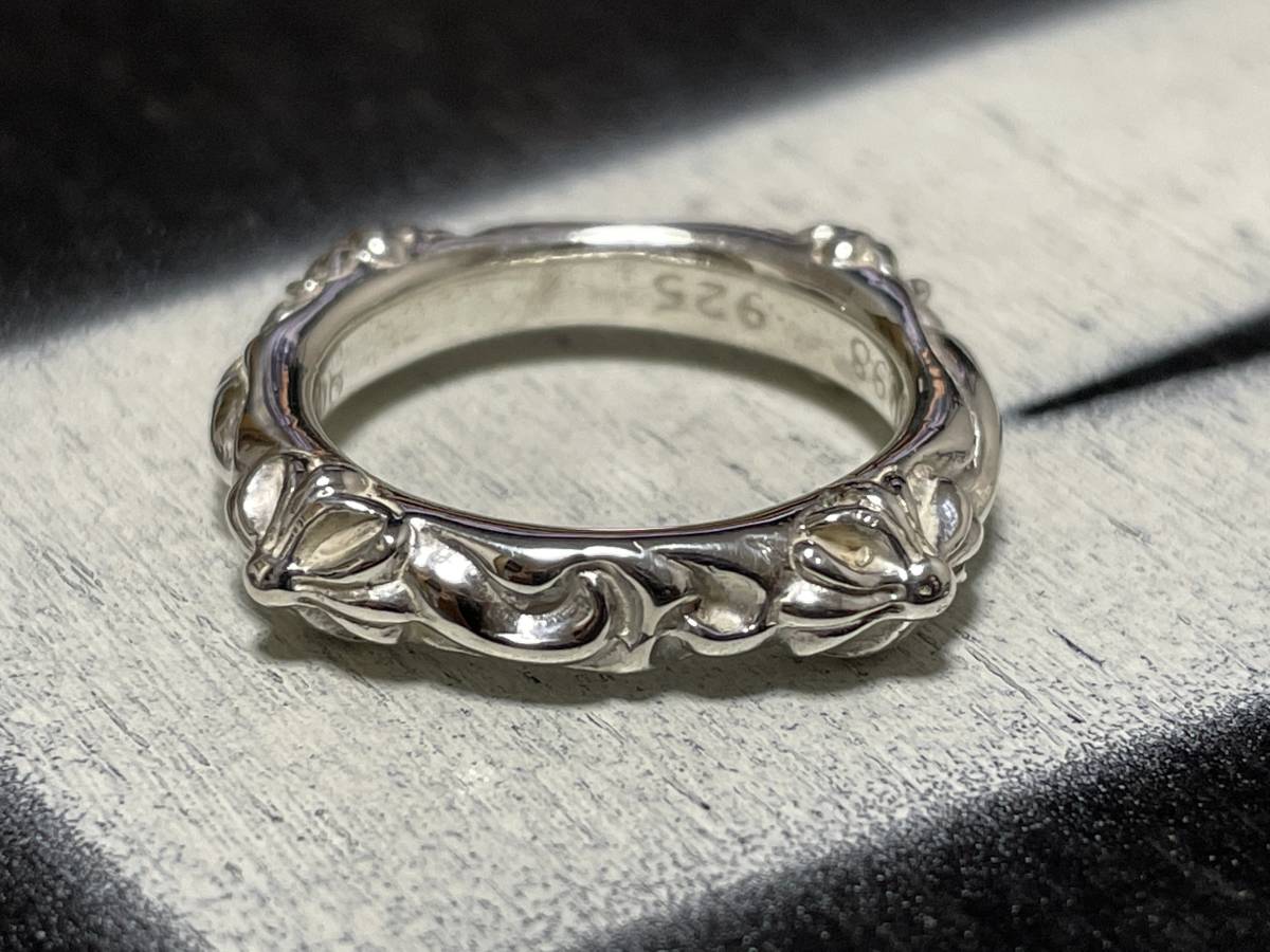 新品仕上げ CHROME HEARTS クロムハーツ SBT BAND RING SBTバンド