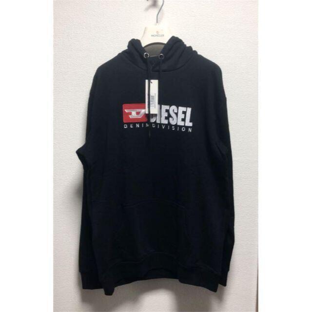 新品未使用 DIESEL ディーゼル パーカー ブラック Lサイズ ポッケ