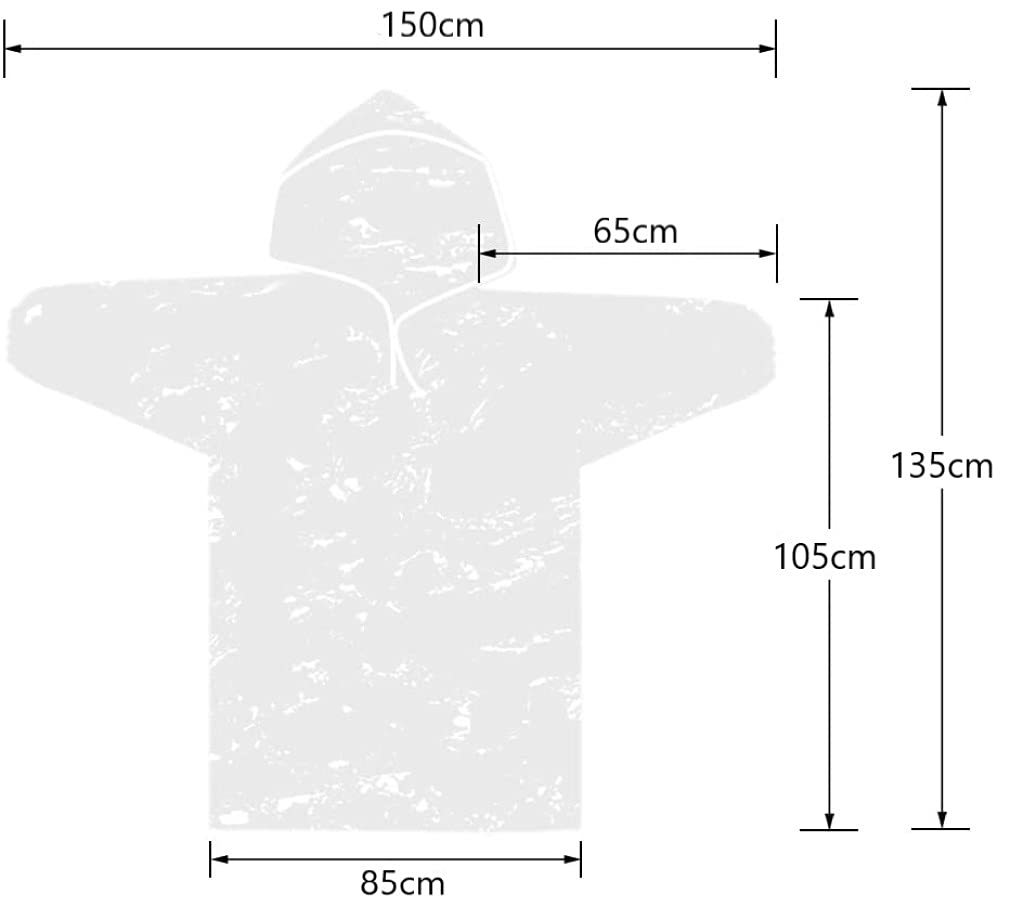 【6枚セット】使い捨てレインコート ロープ付け 透明な雨具 防災グッズ 軽量 スポッツ観戦 通勤 通学 緊急用 旅行用 男女兼用 Free Size_画像6
