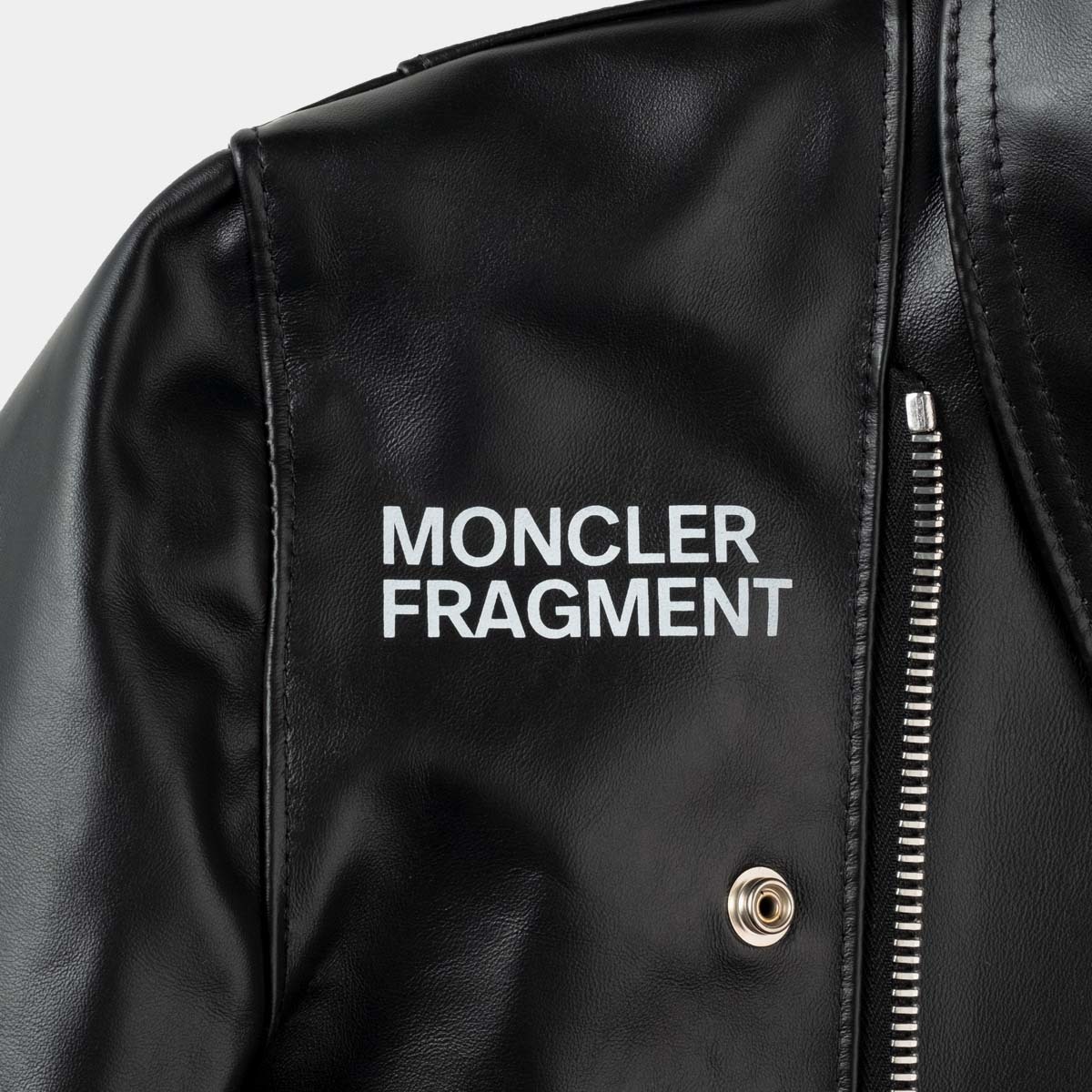 ◆レア・新品本物◆モンクレール ジーニアス MONCLER GENIUS ★ 7 FRAGMENT HIROSHI FUJIWARA Dwayne Lewis Leathers レザージャケットXL_画像6