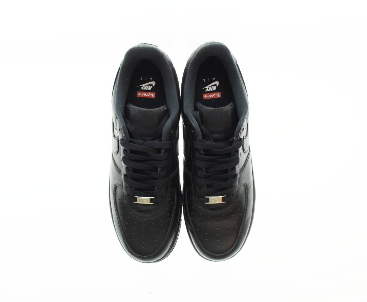 ☆ NIKE ナイキ AIR FORCE 1 LOW エア フォース 1 ロ- SUPREME スニーカー CU9225-001 28.5cm 黒 ブラック 103_画像2