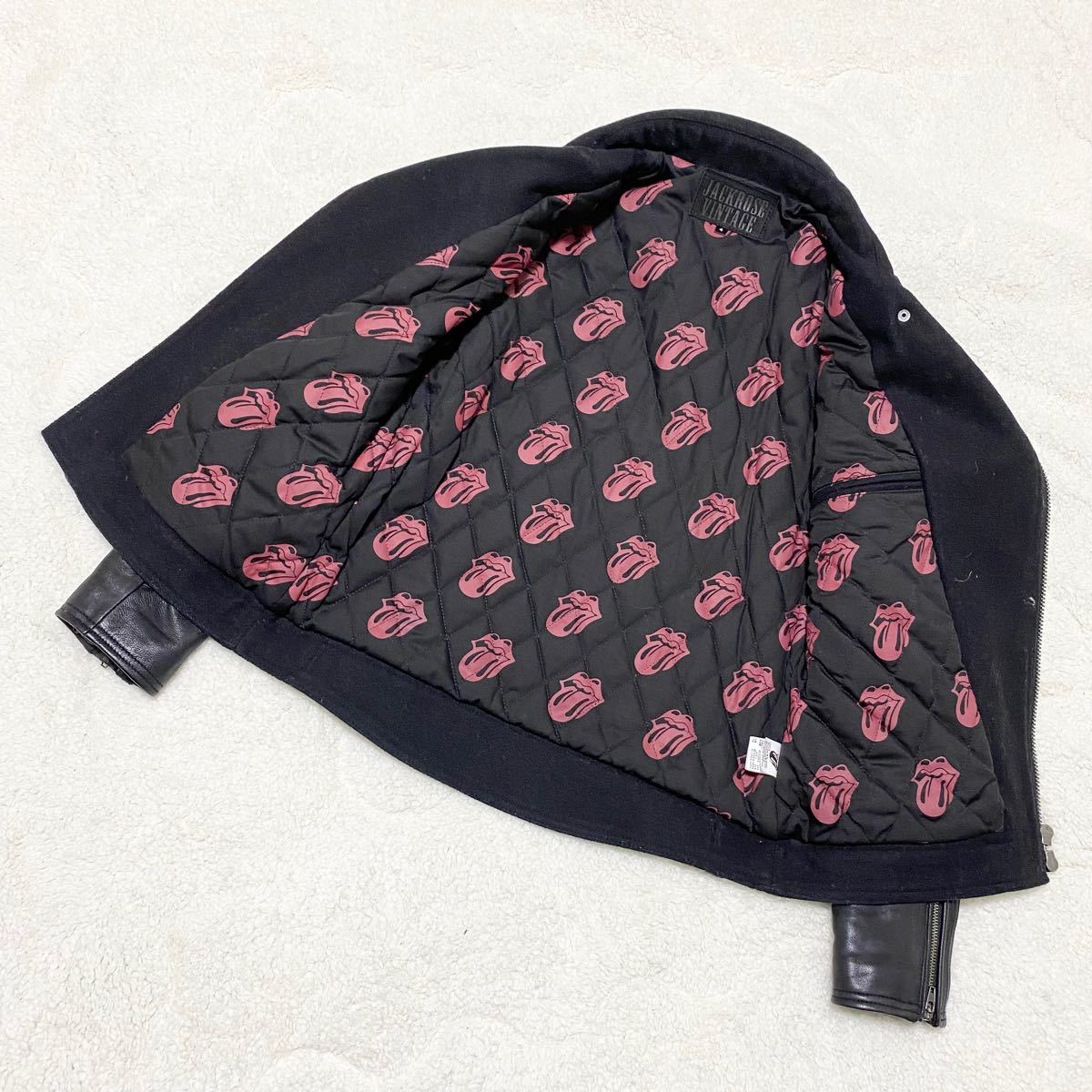 JACKROSEVINTAGE ローリングストーンズ ライダースジャケット-
