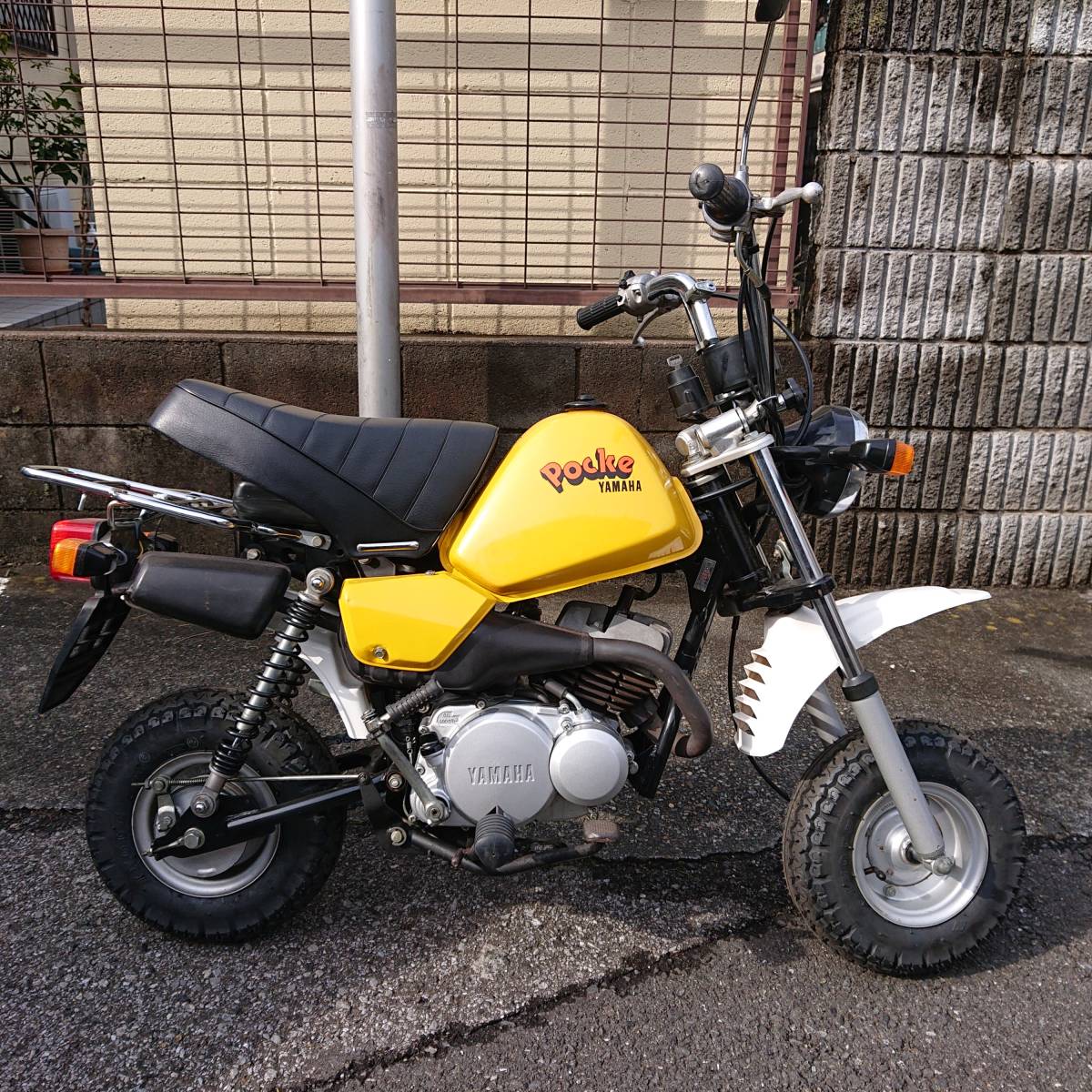 ポッケ pocke ヤマハ YAMAHA 4U1 2st 実動 タイヤ新品 登録書類あり