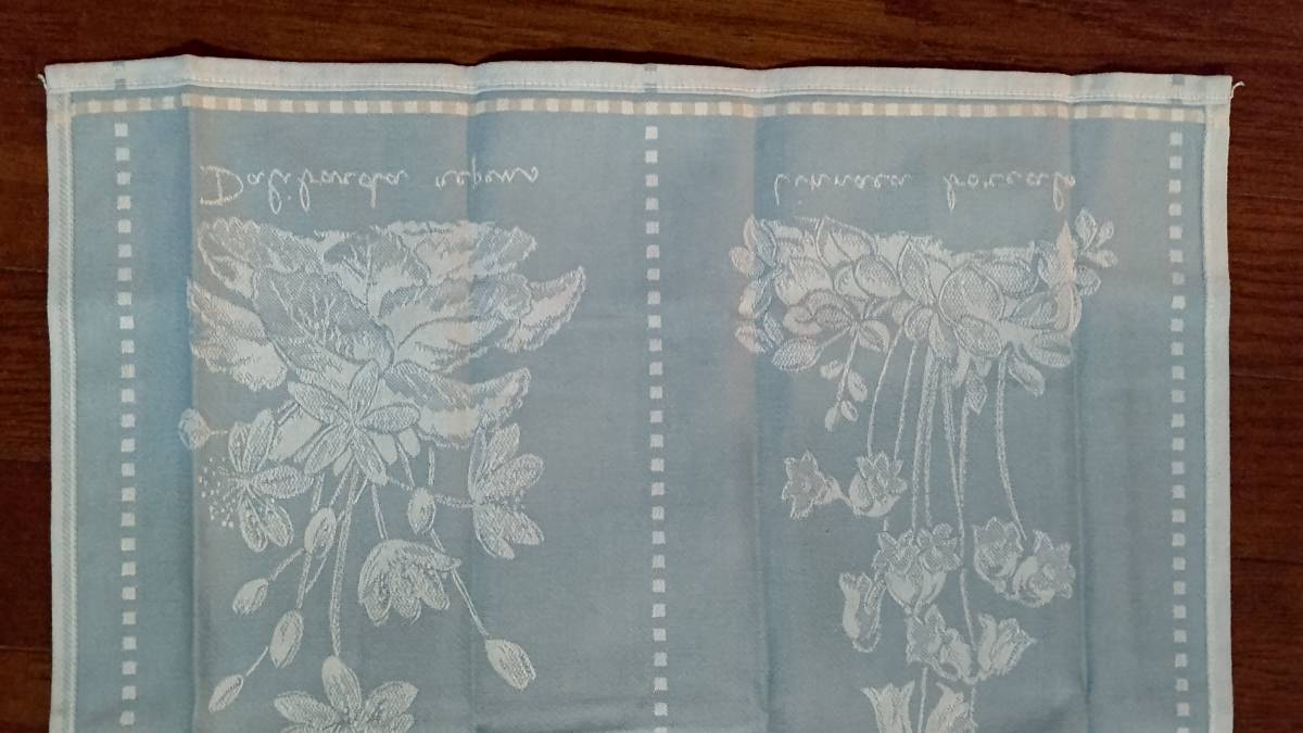 22 tea towel Belgium made ( cotton 100% 50×69.). flower By Santens sale origin :ef* Japanese huchen * and * sun z( have )