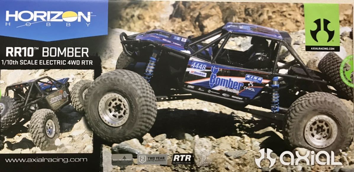 Axial RR10 BOMBER RTR 新品未開封 アキシャル ボンバー ロック