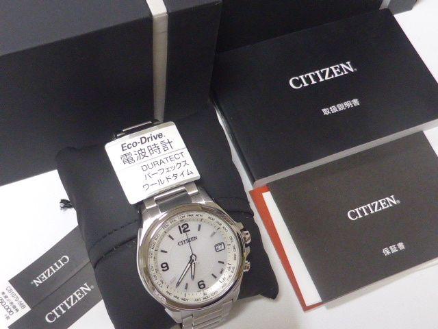 日本製】 シチズン CITIZEN (A051 新品未使用 メンズ 電波時計 CB1070