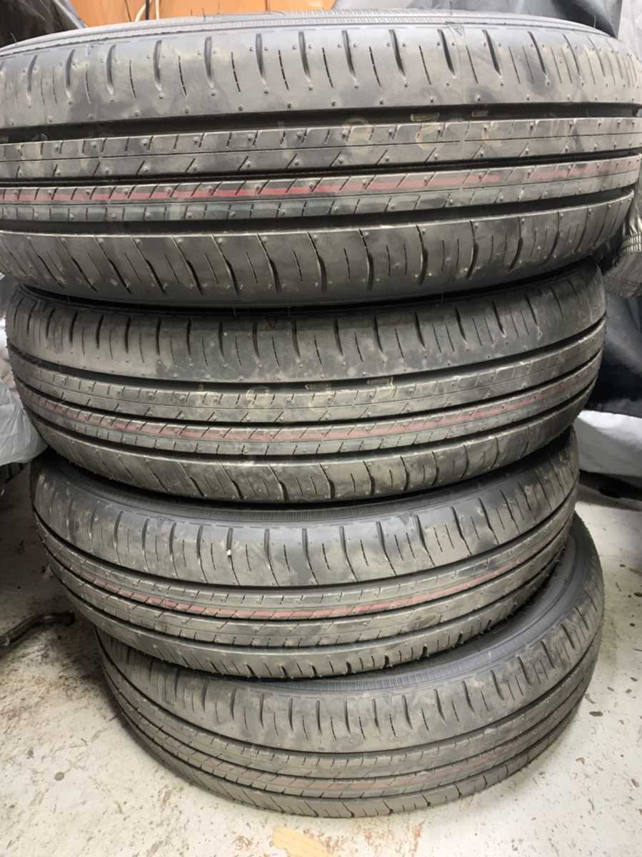 ライトブラウン/ブラック 値下げ! 新車外し 165/65R14ダンロップ
