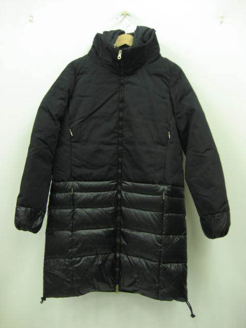 定価121000円 DUVETICA デュベティカ NORA ノラ ダウンジャケット コート ロング フード 黒 ブラック サイズ42