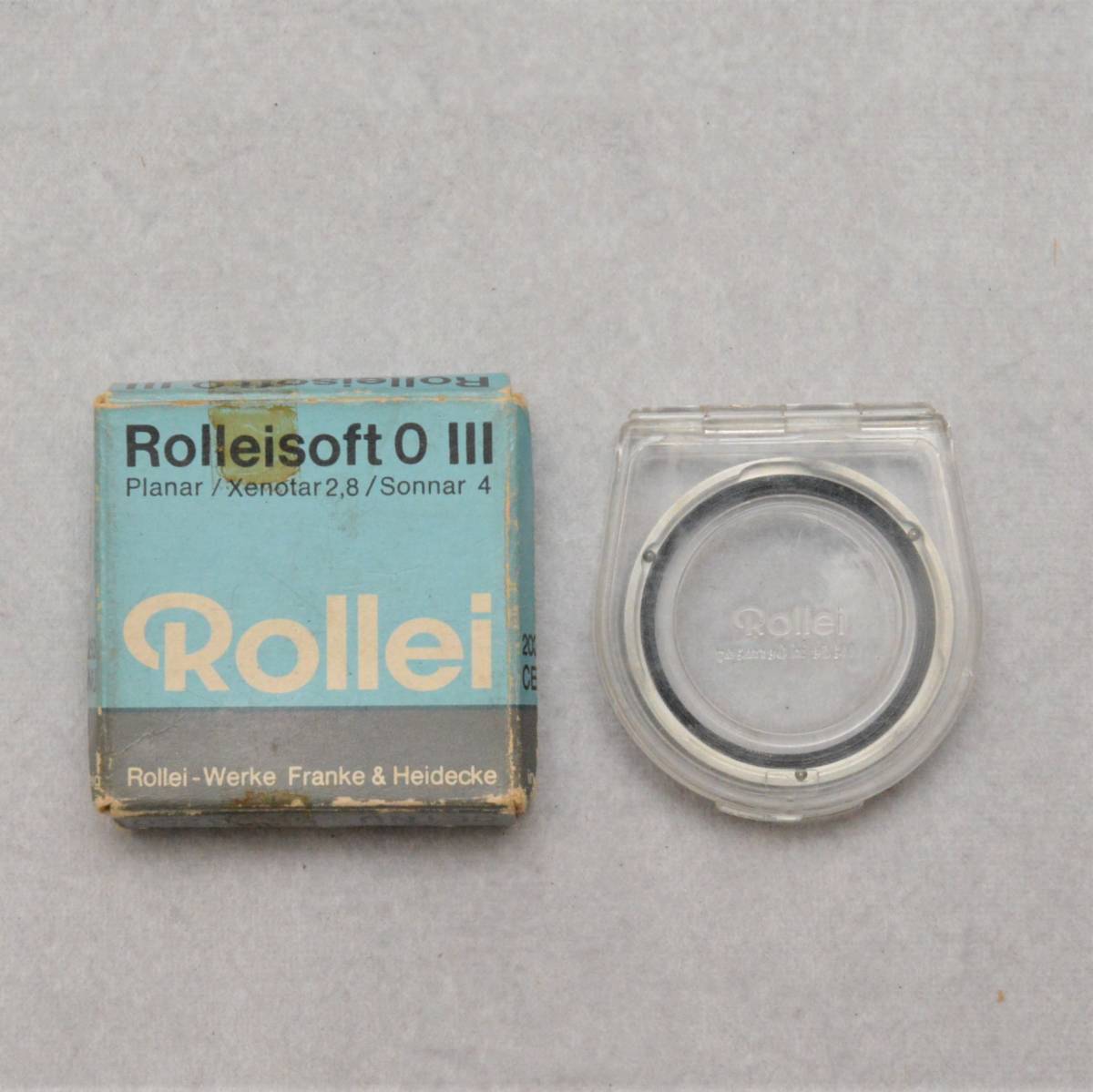 激レア！Rollei ローライ Rolleisoft III 0ソフトフィルター Bay III RIII Rolleiflex 2.8F用 美品！_画像8