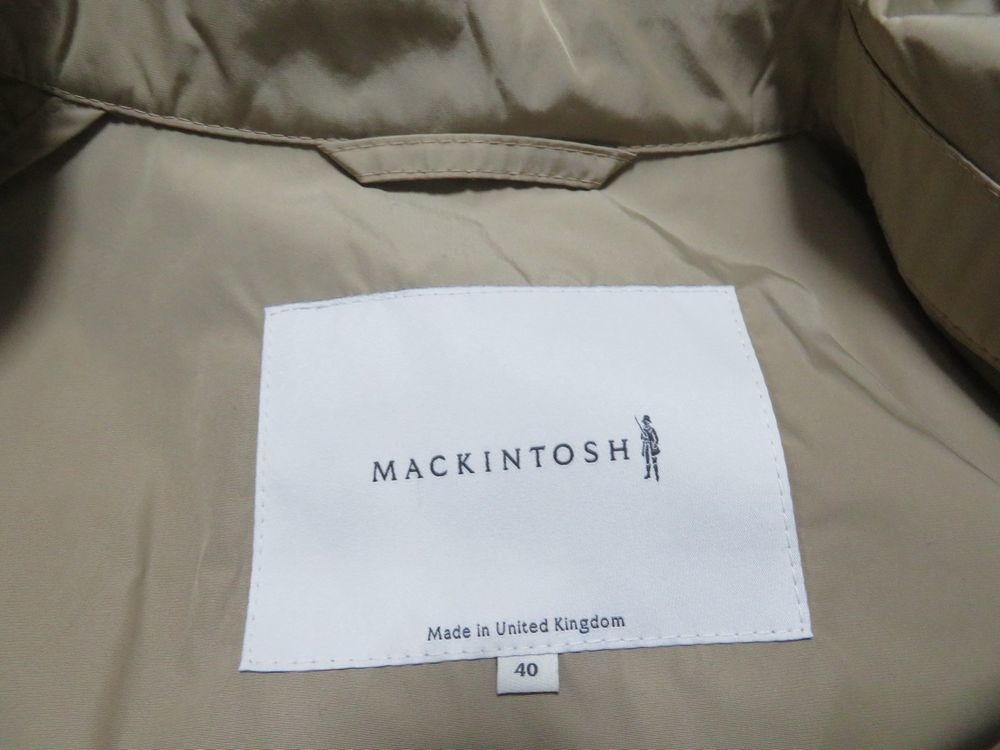 ■新品【マッキントッシュ】極上ステンカラー フード付 ナイロン GM-043B ベージュ 40(L) #1 MACKINTOSH_画像4