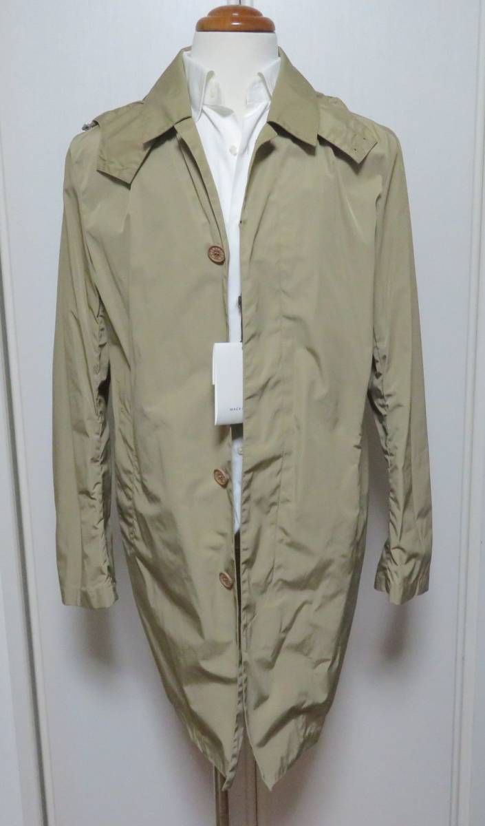 ■新品【マッキントッシュ】極上ステンカラー フード付 ナイロン GM-043B ベージュ 40(L) #1 MACKINTOSH_画像2