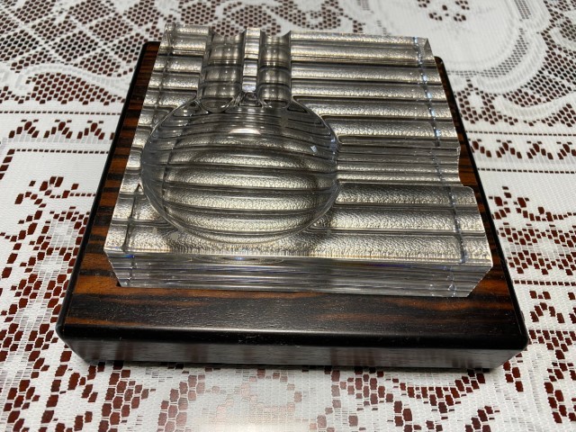 Baccarat】バカラ シガー灰皿×ライターセット レア物 新品