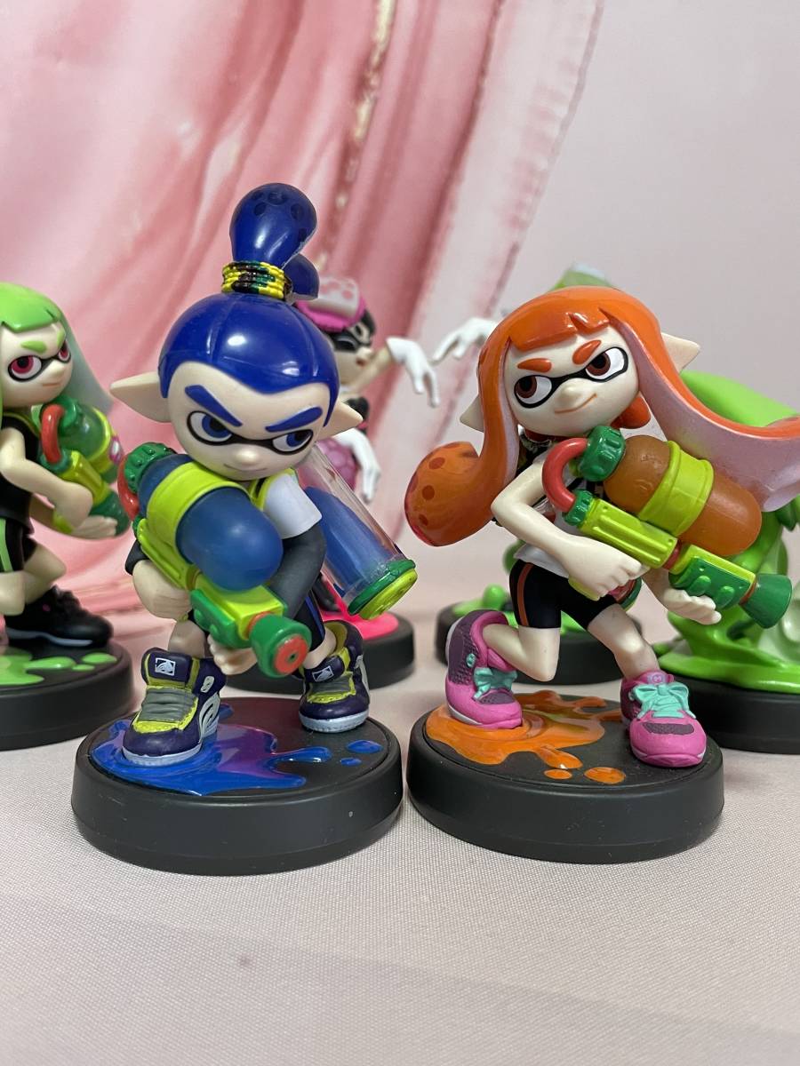 数量限定アウトレット最安価格 amiibo ボーイ スプラトゥーンシリーズ 在庫有ります スプラトゥーン イカ ガール ボーイ インクリング amiibo その他