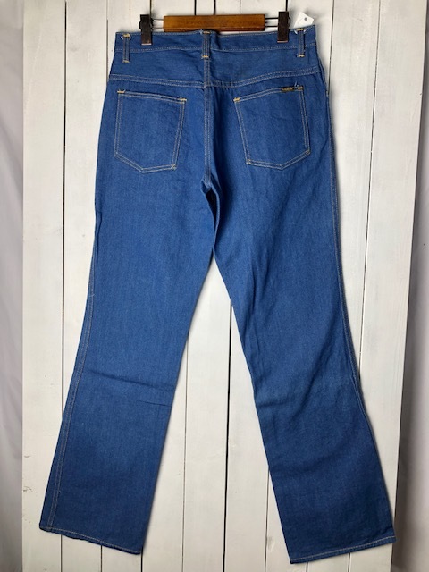 ユーロ古着 Vintage 70s ワークデニムパンツ McDUNCAN 50 ヨーロッパ古着 ワークパンツ ヴィンテージ オールド ブーツカット M～L ●15_画像2