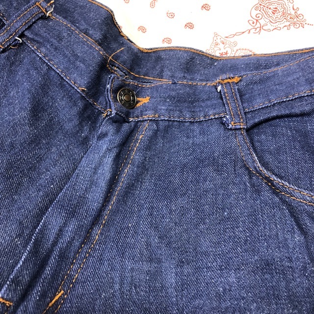 ユーロ古着 Vintage 60s~70s フレア ワークデニムパンツ ブーツカット
