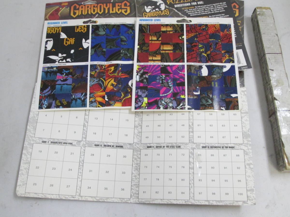 (gargoyles パズルステッカー)　５冊　未使用_画像2