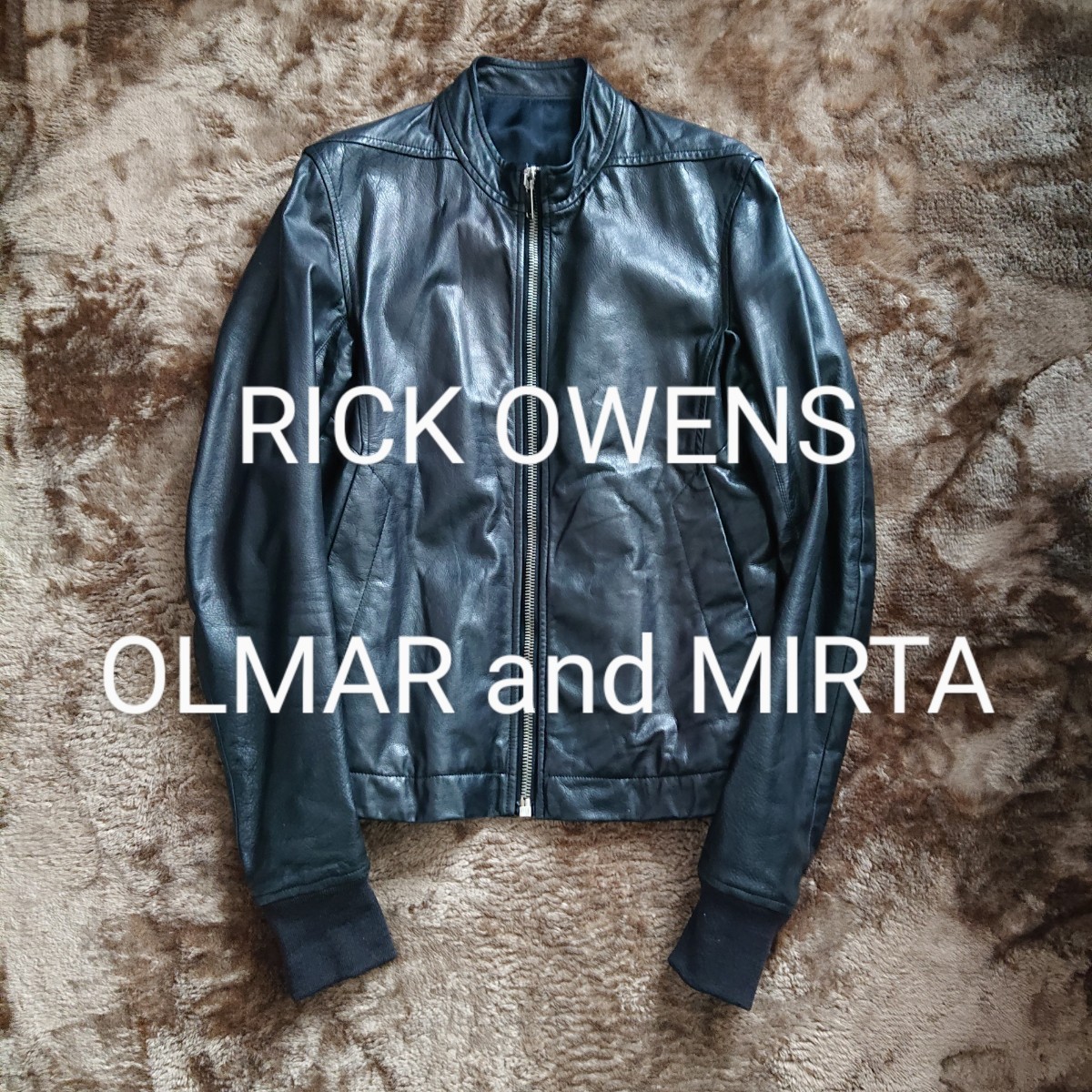 Rick Owens OLMAR and MIRTA レザーライダースジャケット リックオウエンス