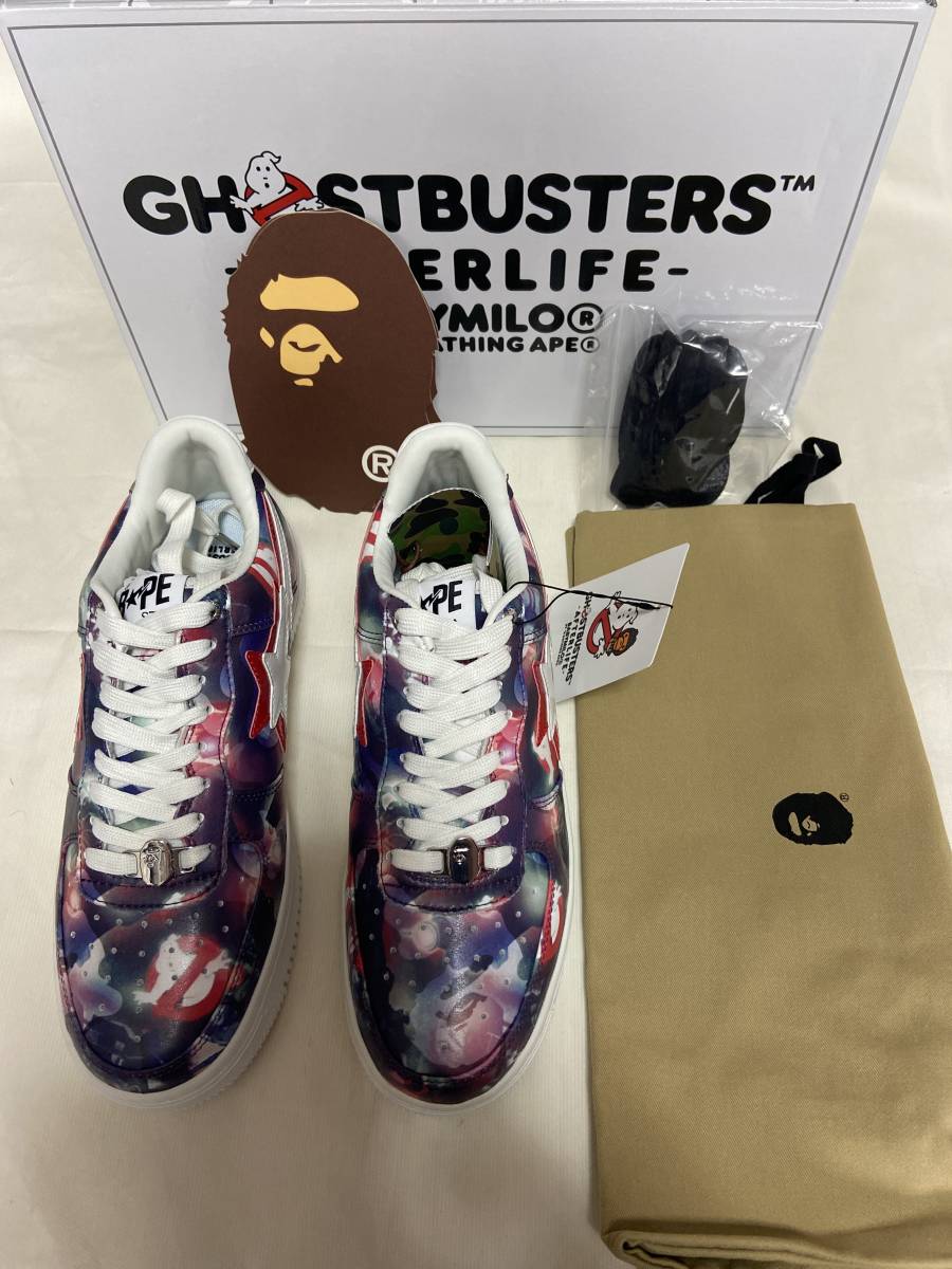 2022最新のスタイル US9 MILO BAPESTA CAMO GHOSTBUSTERS APE× BATHING