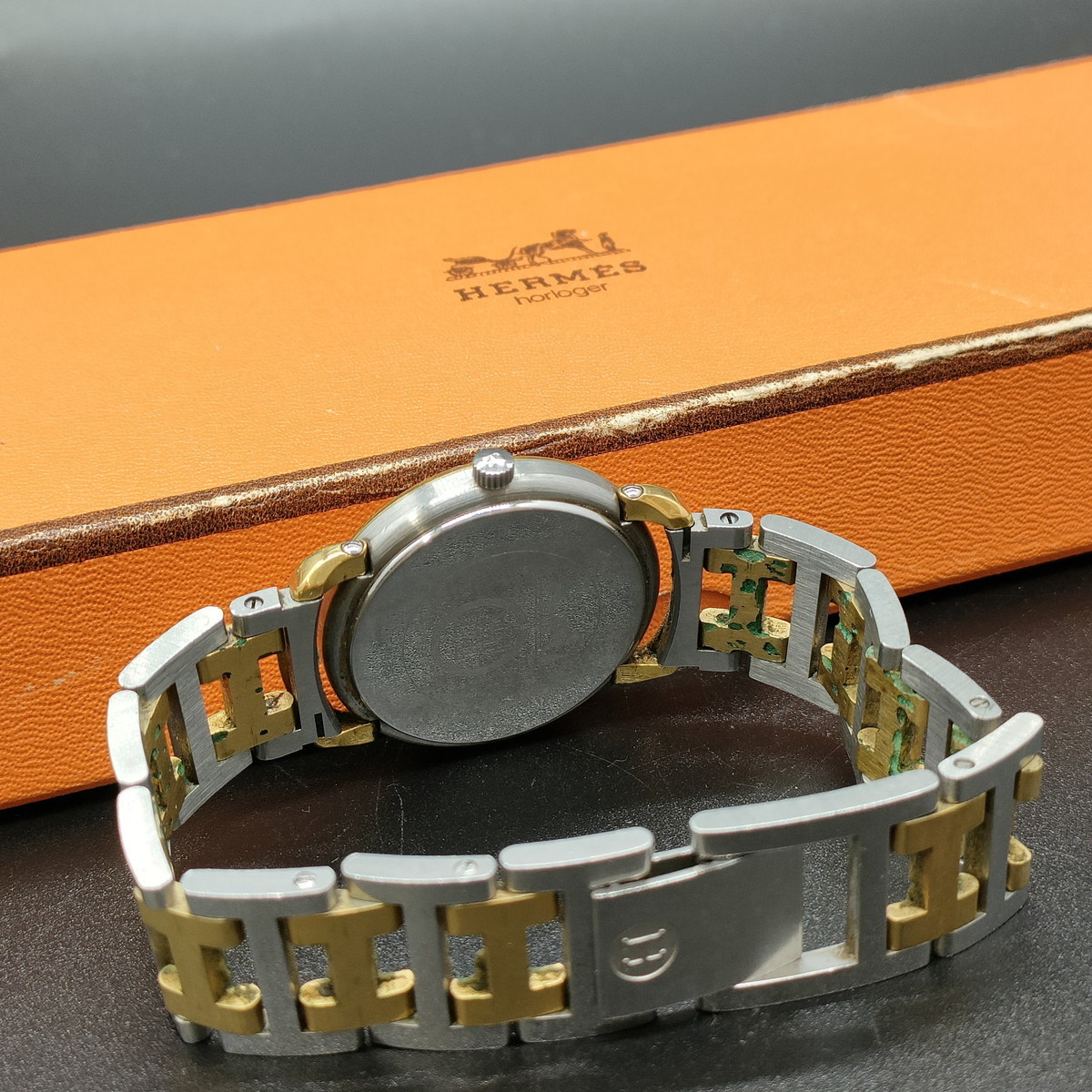 Yahoo!オークション - エルメス Hermes 腕時計 不動品 ユニセックス 35...