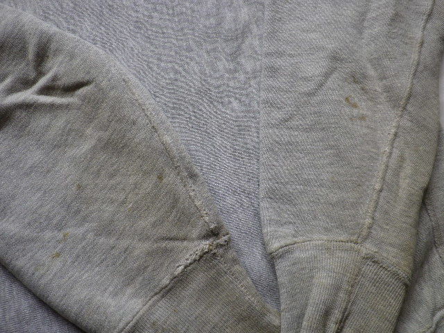  stain included *70s USA made Champion single color tag Capsule [M] sweat gray Vintage Rebirth we b America made . included 