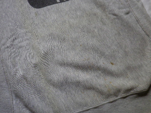  stain included *70s USA made Champion single color tag Capsule [M] sweat gray Vintage Rebirth we b America made . included 