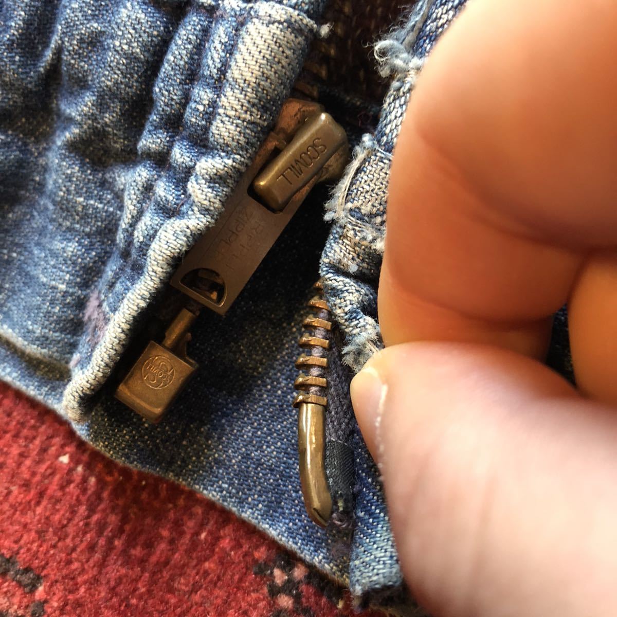 VINTAGE】1960's “sears roebuck“ ウールブランケット付き デニム