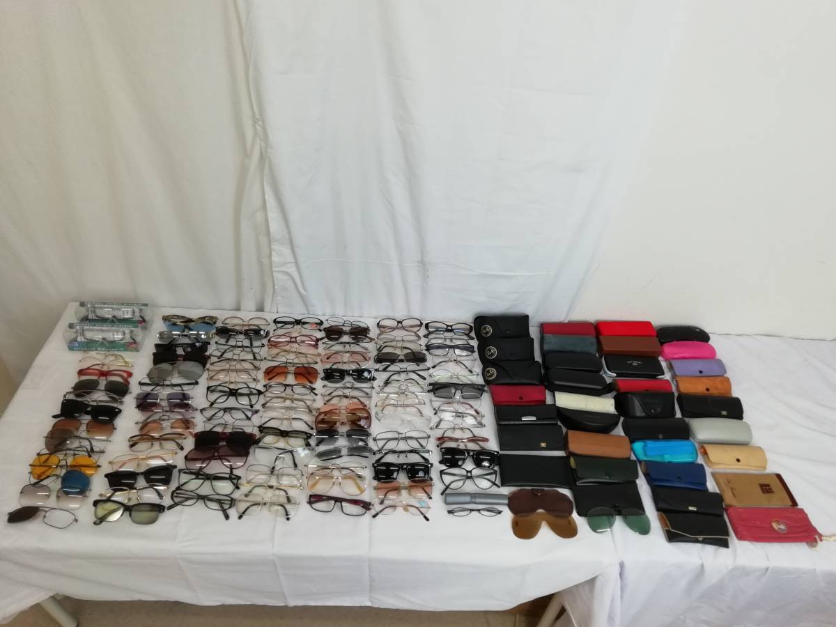 OM67】(OT)メガネ 大量 まとめ 約99個 ケース 約37個 眼鏡 サングラス