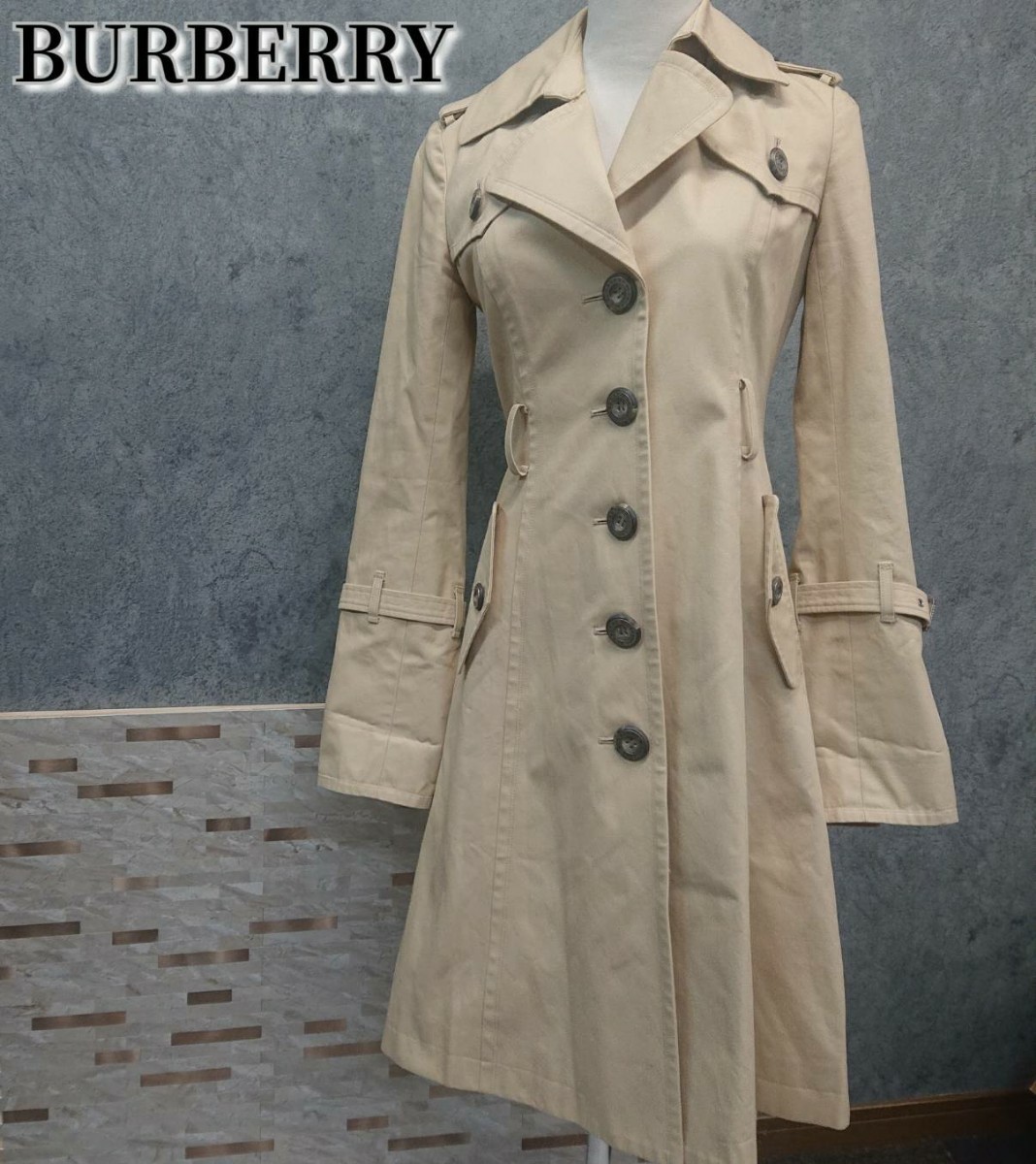 BURBERRY バーバリー ブルーレーベルトレンチコート 38（¥10,580