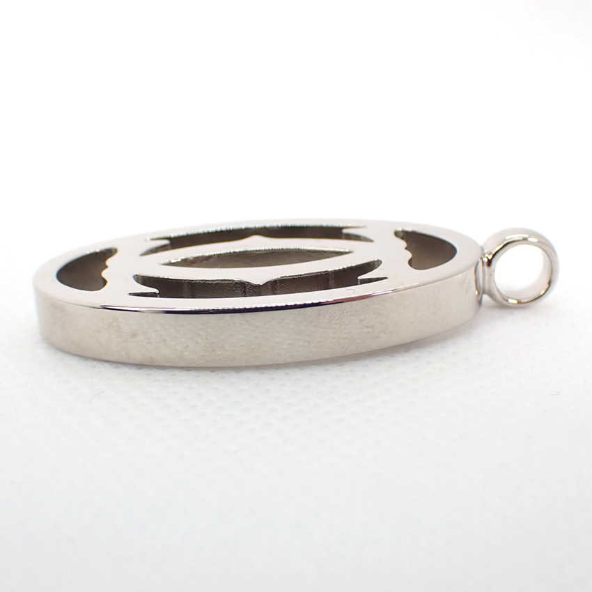 Cartier/カルティエ ステンレス シルバーカラー 2C チャーム