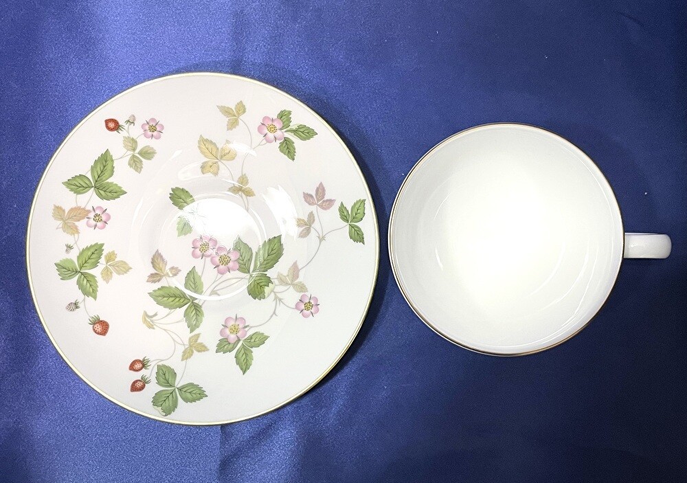 ■未使用【Wedgwood/ウエッジウッド】Bone China/WILD STRAWBERRY R4406■_画像2