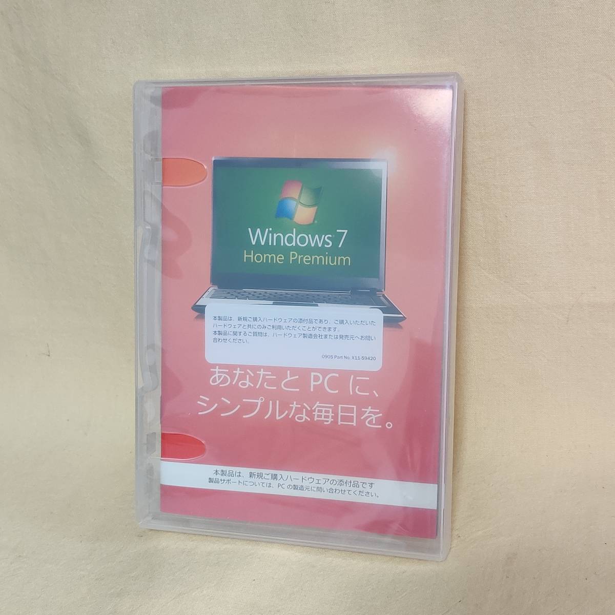 【S652KK】Microsoft Windows 7 Home Premium 32bit 正規品 ディスクのみ_画像1