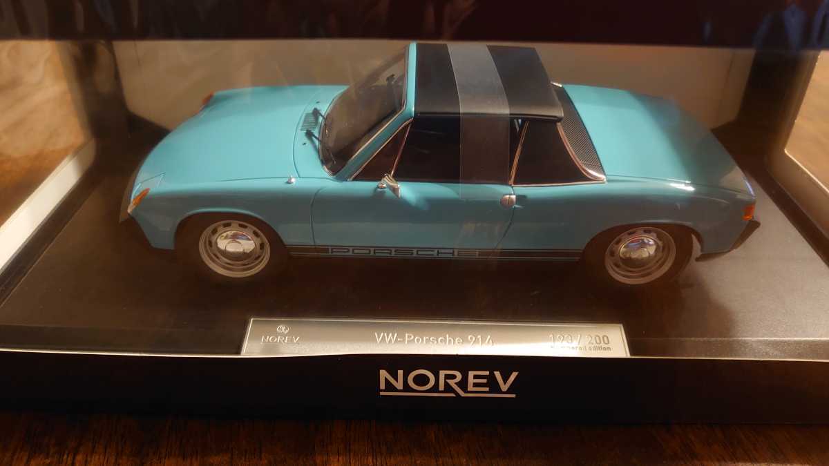 ポルシェ914 ノレブ 1/18 200台限定 ライトブルー ic.sch.id