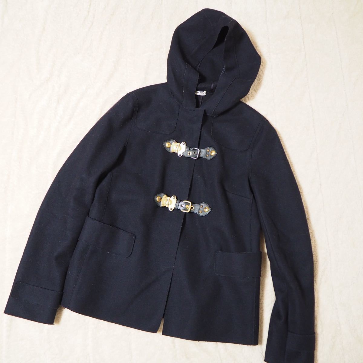 miumiu ダッフルコート ジャケット ショート丈 レディース ミュウ