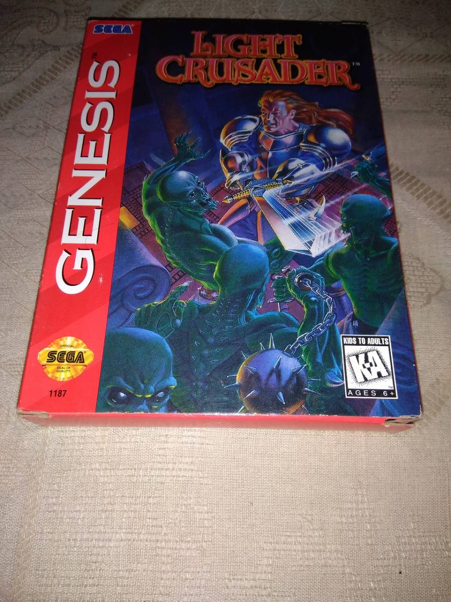 ジャンク品SEGAジェネシスLight Crusaderライトクルセイダー テレビ
