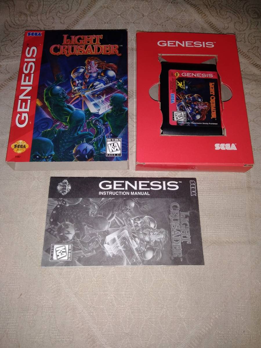 ジャンク品SEGAジェネシスLight Crusaderライトクルセイダー テレビ