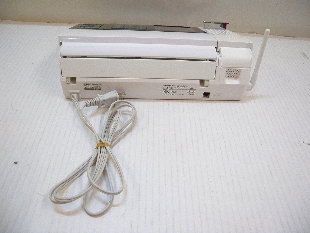 C8382☆Panasonic KX-PD101-W パーソナルファックス 子機付 ※電源