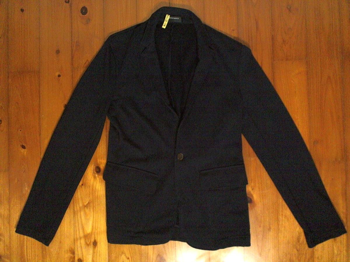 ☆ Бойкот [Бойкот] Пот 1 пуговица, адаптированная куртка 3 темно -синий темно